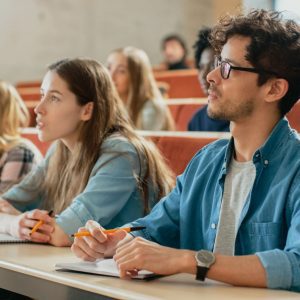High school students learning how to get into college