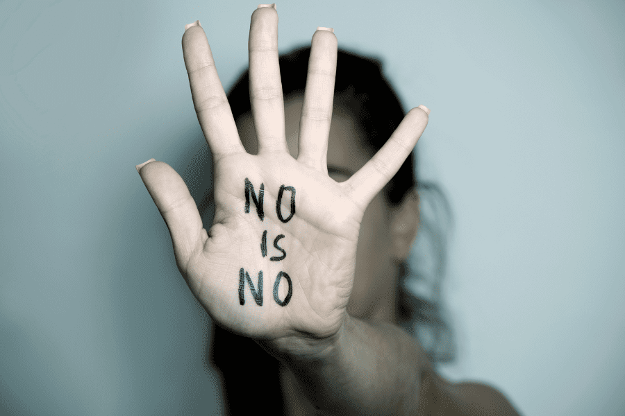 hand with no written on it