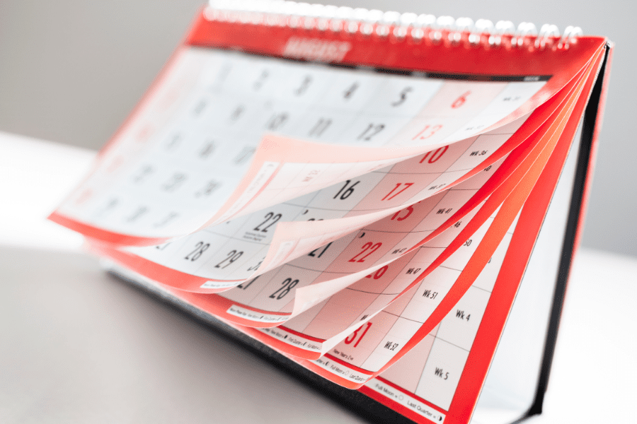 College Application Planning Calendar